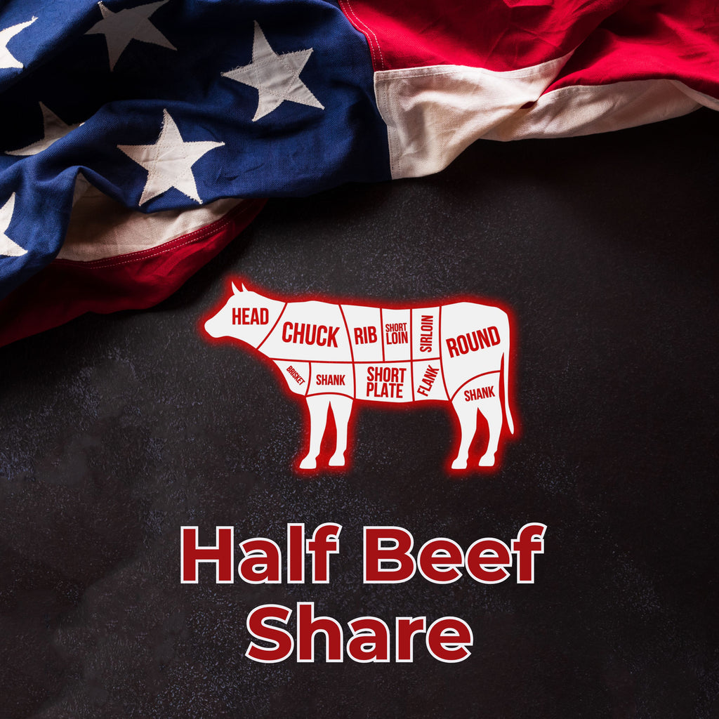 Half Beef Share with FREE 8 CuFt Freezer!